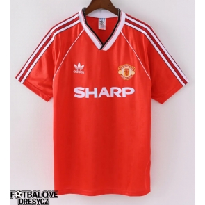 Manchester United 1989-1990 Retro Domácí Dres Krátký Rukáv